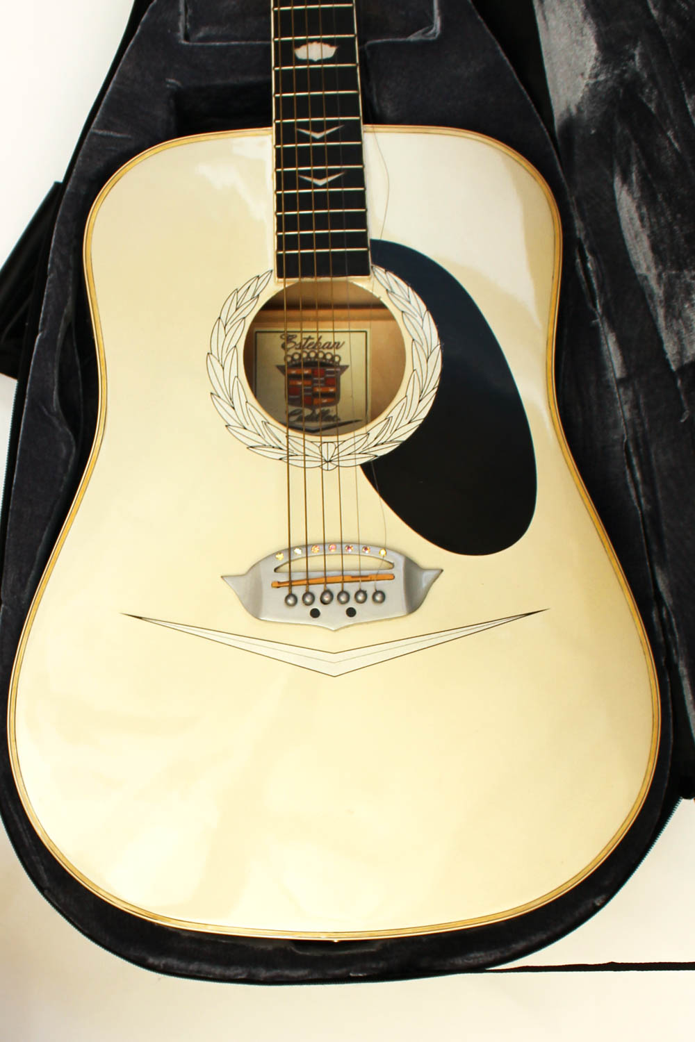 Limited Edition Esteban Cadillac Acoustic/Electric Guitar with Case EBTH